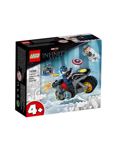 LEGO Marvel infruntarea dintre Captain America si Hydra,76189