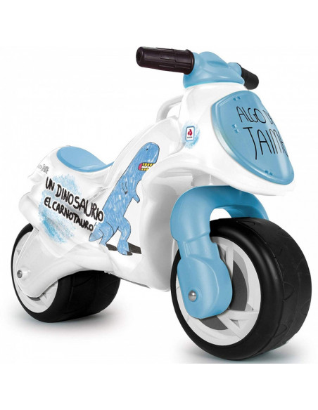 Motocicleta fara pedale Neox Dinozaur Injusa, Alb/Albastru,19008