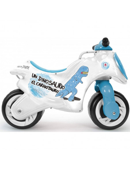 Motocicleta fara pedale Neox Dinozaur Injusa, Alb/Albastru,19008