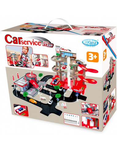 Set de joaca Mochtoys, Garaj de parcare cu trei nivele,11047