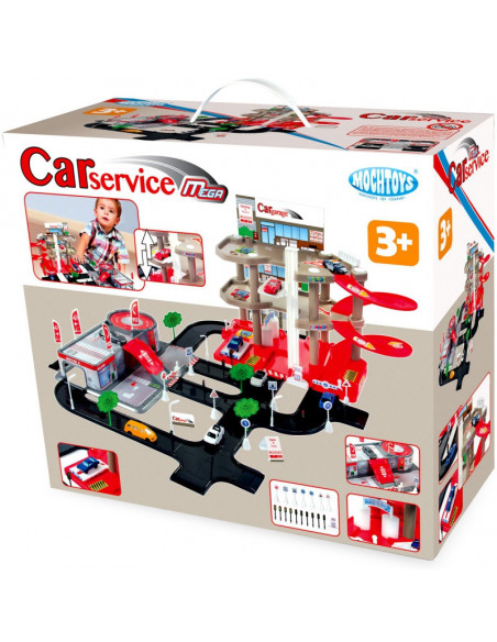 Set de joaca Mochtoys, Garaj de parcare cu trei nivele,11047