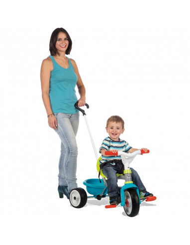 Tricicleta Smoby Be Move, cu roti silentioase, albastra,740326