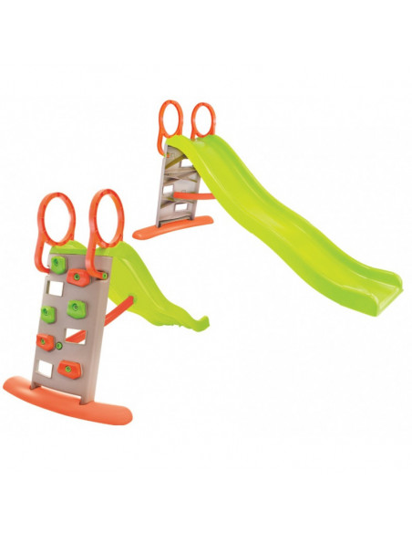 Tobogan Mochtoys cu zid de alpinism 205 cm,11564