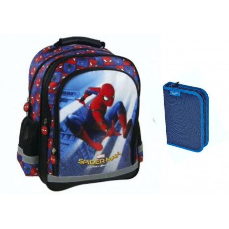Set scoala Spiderman - Ghiozdan, penar neechipat Herlitz, 20 Set scoala Spiderman - Ghiozdan, penar neechipat Herlitz, 20