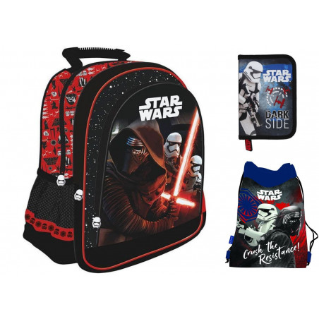 Set scoala Star Wars - Ghiozdan scoala, penar neechipat, sac Set scoala Star Wars - Ghiozdan scoala, penar neechipat, sac