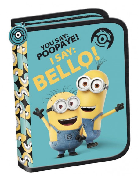 Set scoala Minions - Ghiozdan, penar neechipat, penar etui, sac