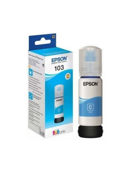 INK BOTTLE CYAN 103 65ML/ECOTANK C13T00S24A EPSON,C13T00S24A