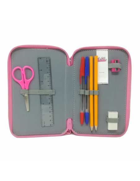 Penar echipat LOL Surprise cu fermoar, 3 compartimente,91324