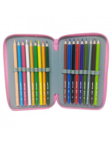 Penar echipat Shimmer & Shine cu fermoar, 3 compartimente,3245