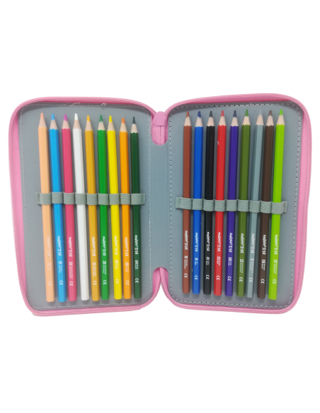 Penar echipat Shimmer & Shine cu fermoar, 3 compartimente,3245