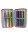 Penar echipat Shimmer & Shine cu fermoar, 3 compartimente Penar echipat Shimmer & Shine cu fermoar, 3 compartimente