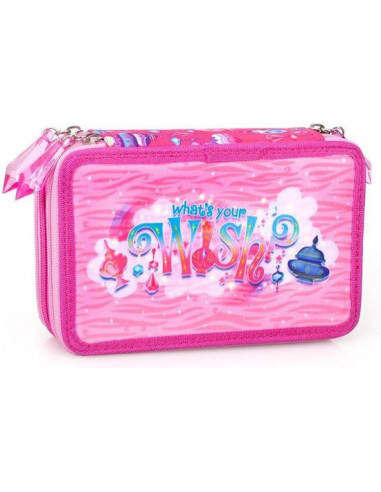 Penar echipat Shimmer & Shine cu fermoar, 3 compartimente,3245