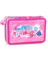 Penar echipat Shimmer & Shine cu fermoar, 3 compartimente Penar echipat Shimmer & Shine cu fermoar, 3 compartimente