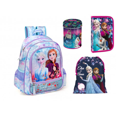 Set scoala Frozen - Ghiozdan, penar echipat, sac incaltaminte Set scoala Frozen - Ghiozdan, penar echipat, sac incaltaminte