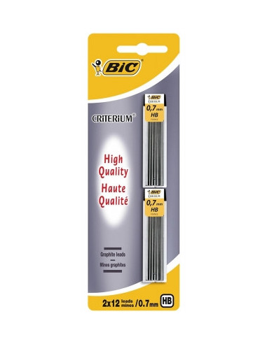 Mine creion mecanic BIC 0.7 mm, 2 buc/blister,875582