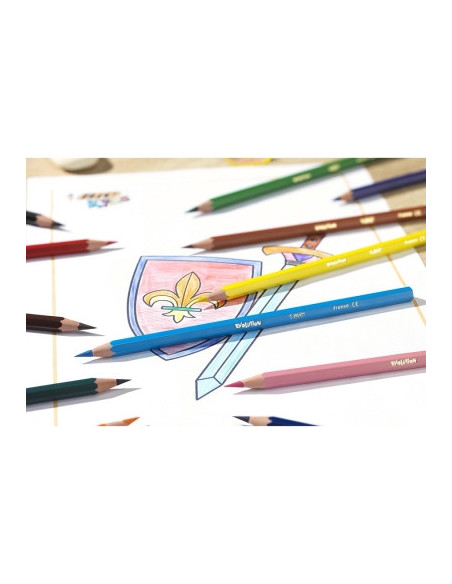 Creioane colorate BIC Evolution Editie Limitata Christmas