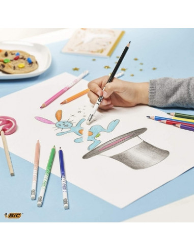 Creioane colorate BIC Evolution Illusion P/12,987868 Creioane colorate BIC Evolution Illusion P/12,987868