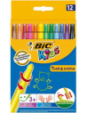 Creioane cerate BIC Turn&Colour P/12,8805082