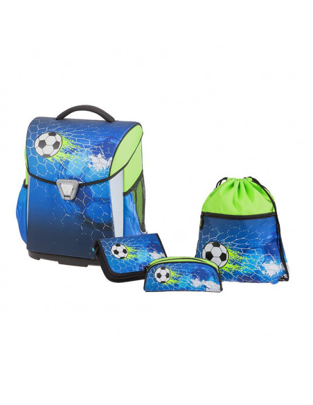 GHIOZDAN FOTBAL ALBASTRU + PENAR, ETUI, SAC SPORT
