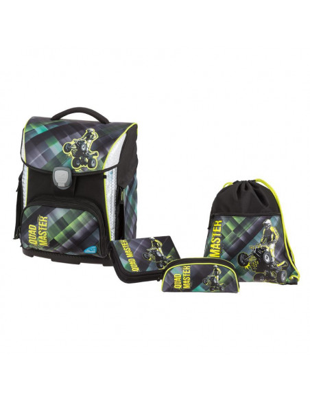 GHIOZDAN QUAD PLUS VERDE + PENAR, ETUI, SAC SPORT
