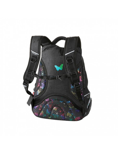 RUCSAC FAME SPARKLING BUTTERFLY NEGRU WALKER,SH42033080