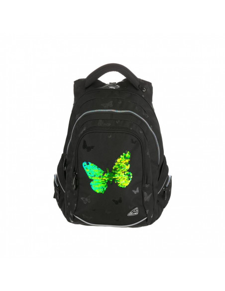 RUCSAC FAME SPARKLING BUTTERFLY NEGRU WALKER,SH42033080