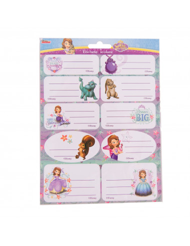 Etichete Scolare Sofia The First, 20/Set,STF-MS03