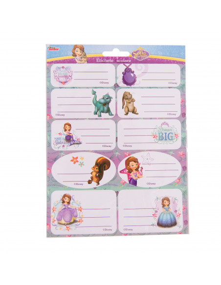 Etichete Scolare Sofia The First, 20/Set,STF-MS03