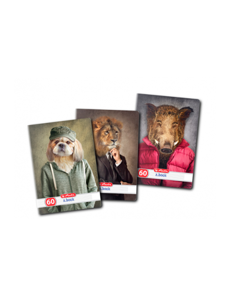 Caiet Herlitz A4 60 File Dictando Hipster Animals Caiet Herlitz A4 60 File Dictando Hipster Animals