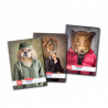 Set 10 caiete Herlitz Hipster Animals A4, Dictando, 60 File Set 10 caiete Herlitz Hipster Animals A4, Dictando, 60 File