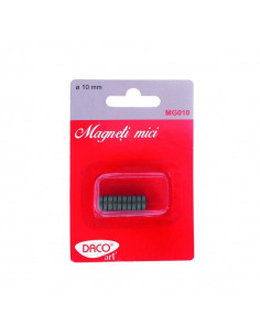 Magneti mici Daco, 10 mm, 10 buc/set