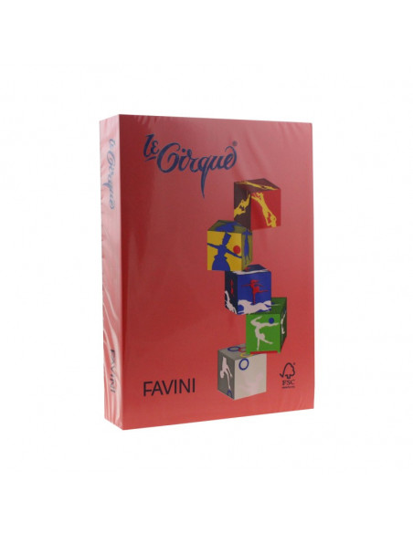 Carton color Favini 209 A4, Rosu, 160G/mp, 250 coli/top Carton color Favini 209 A4, Rosu, 160G/mp, 250 coli/top