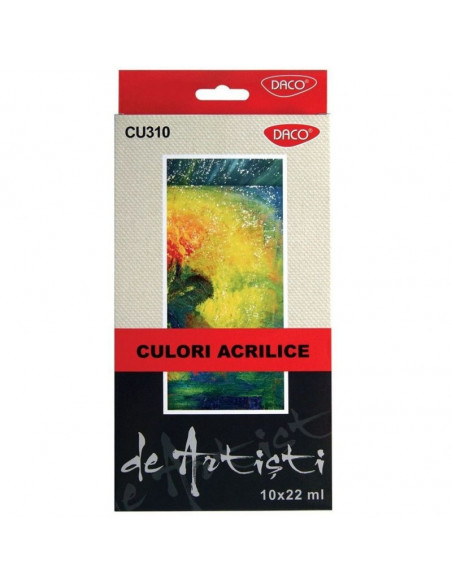 CU310,Culori acril 10c 22ml artist daco cu310