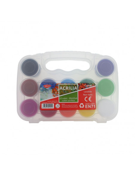 CU320,Culori acril 12c 20ml acrilia daco cu320 CU320,Culori acril 12c 20ml acrilia daco cu320