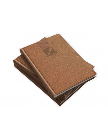 9479780,Agendă A6 Nedatată Mumbay, 352 File, Maro