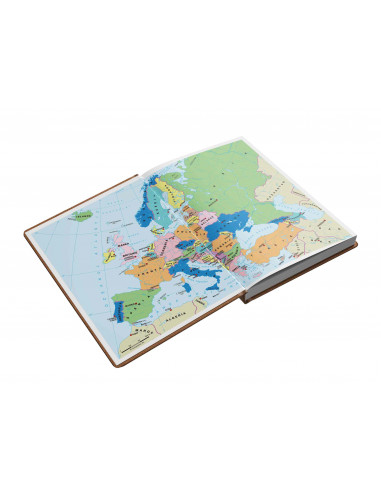 9479780,Agendă A6 Nedatată Mumbay, 352 File, Maro