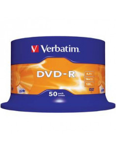 Set 50 DVD-uri Printabile DVD-R Verbatim, 4.7 GB, 16x