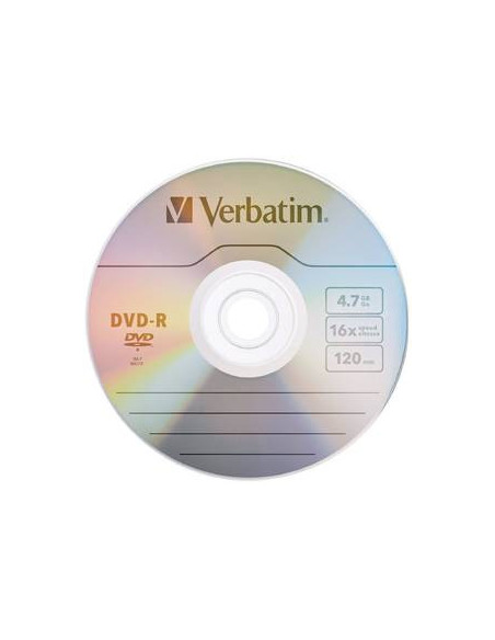 DVD-R VERBATIM 4.7GB, 120min, viteza 16x, 50 buc, Single Layer