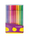 SW882003,Fineliner Stabilo Point 88, 0.4 mm, 20 buc/portofel, Color Parade