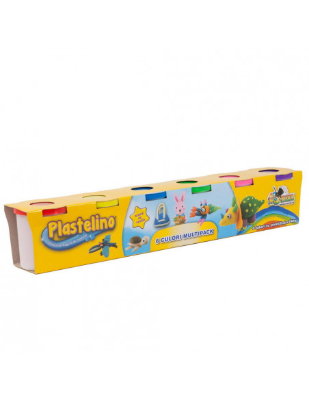 Set Plastelina, Pasta de Modelat Plastelino, 6