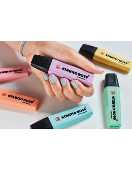 SW7062,Textmarker Stabilo Boss Pastel, 6 buc/set