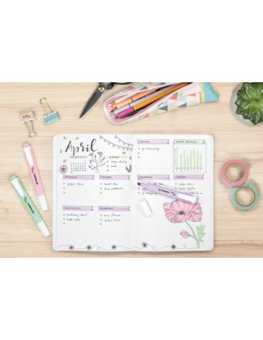 SW275408,Textmarker Stabilo Stabilo Swing Cool Pastel, 4 culori/set SW275408,Textmarker Stabilo Stabilo Swing Cool Pastel, 4 culori/set