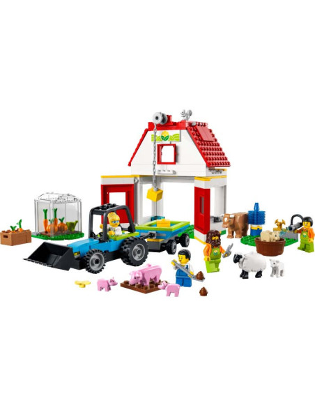 LEGO City, Hambar si animale de ferma, 60346, 230 piese,60346