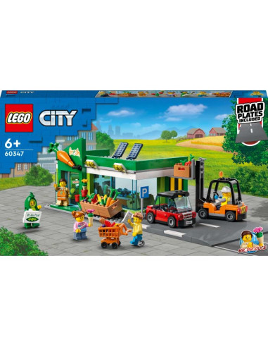 LEGO City, Magazin de alimente, 60347, 404 piese,60347