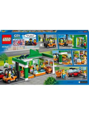 LEGO City, Magazin de alimente, 60347, 404 piese,60347