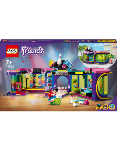 LEGO Friends, Roller Disco Arcade, 41708, 642 piese,41708 LEGO Friends, Roller Disco Arcade, 41708, 642 piese,41708
