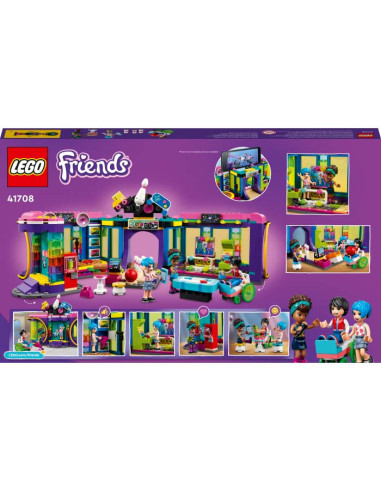 LEGO Friends, Roller Disco Arcade, 41708, 642 piese,41708 LEGO Friends, Roller Disco Arcade, 41708, 642 piese,41708