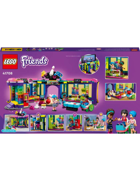 LEGO Friends, Roller Disco Arcade, 41708, 642 piese,41708 LEGO Friends, Roller Disco Arcade, 41708, 642 piese,41708