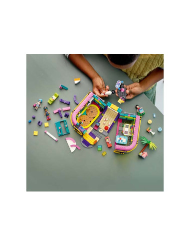 LEGO Friends, Roller Disco Arcade, 41708, 642 piese,41708 LEGO Friends, Roller Disco Arcade, 41708, 642 piese,41708