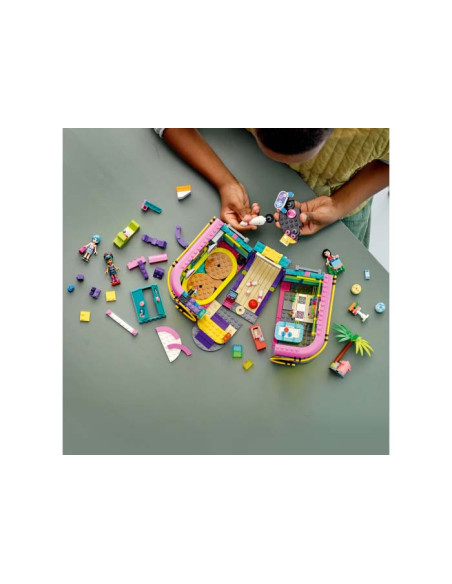 LEGO Friends, Roller Disco Arcade, 41708, 642 piese,41708 LEGO Friends, Roller Disco Arcade, 41708, 642 piese,41708
